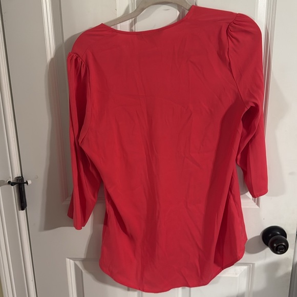 Hot pink high low zipper top from express - Picture 5 of 5